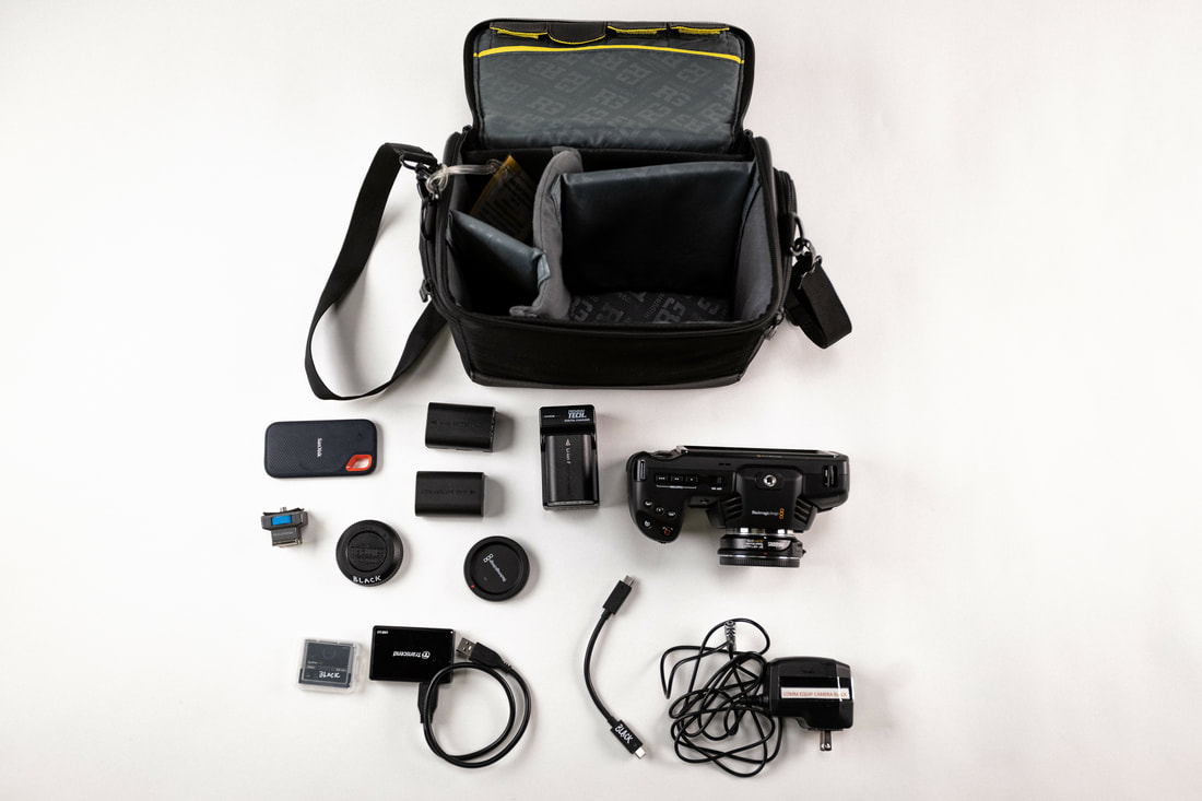 Blackmagic 4k Pocket Cinema Camera with Accessories